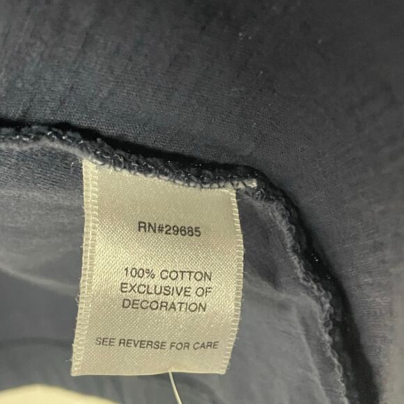 Pendleton Long Sleeve Open Front Southwestern Stitched Sling Navy Blue Large - Picture 6 of 7